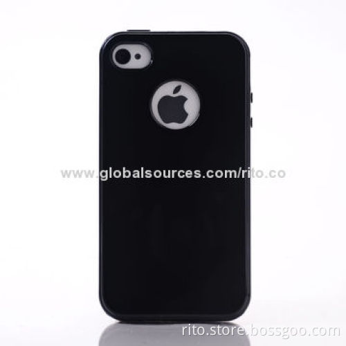 New Cell Phone Case for iPhone 4/4s, iPhone 5/5s with Logo Cutout
